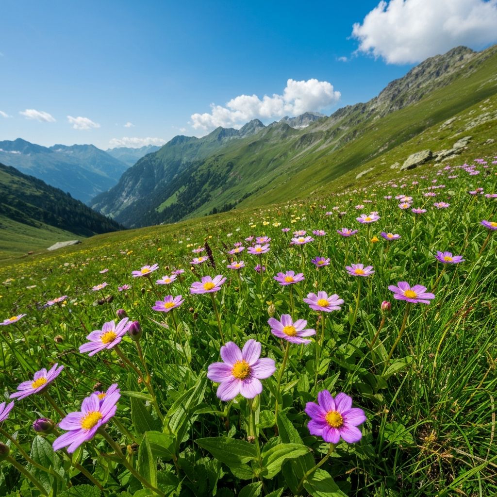 Alpine Wildblüten